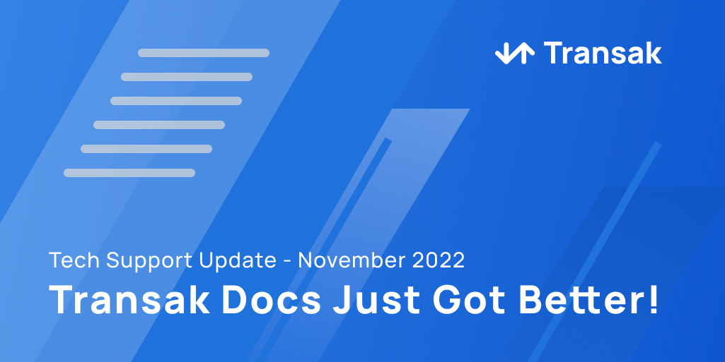 Transak docs have been optimized and Staging APIs are updated Transak